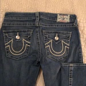 True Religion Hi-Rise Straight leg Jeans